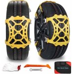 6 cha�nes � neige pour auto / lkw / suv, cha�nes de pneus � neige universelles faciles � installer pour ...