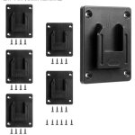 6 pack wall mount machine stand for dewalt 12 - 20v / milwaukee 14. 4 - 18v drill tools