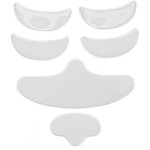 6 patchs anti - �ge en silicone r�utilisables pour visage, front et menton - soin des rides beaut�