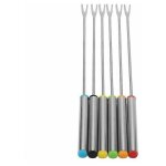 6 pcs chocolat fromage dessert fondue pot fourchettes outil de cuisine, fonepro
