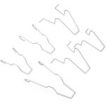 6 pcs phare en acier phare dip faisceau faisceau t�te lampe ampoule de maintien ressort clip pince pour ...