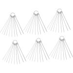 6 pi�ces aiguilles de nettoyage inoxydable pour soudure outils de maintenance de buse de torche accessoires ...
