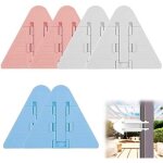 6 pi�ces bloque porte coulissante, verrouillage de s�curit� pour fen�tres pour enfants, verrouillage ...