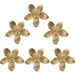 6 pi�ces boutons de tiroir en or boutons de meuble poignee de meuble cuisine dor�e, boutons de tiroir ...