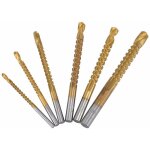 6 pi�ces ensemble de foret et de scie en titane hss, scie � d�couper ensemble de forets � bois bois m�tal ...