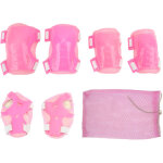 6 pi�ces �quipement de protection r�glable pour patins � roulettes, genouill�res, coudi�res et prot�ge ...