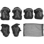 6 pi�ces �quipement de protection roller ajustable genou coude poignet enfants 6?18 ans noir