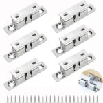 6 pi�ces loqueteau � bille, 46mm loquet � double rouleau r�glables loquet � bille pour porte d'armoire ...