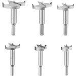 6 pi�ces m�ches bois forstner, fraise bois carbure diametre 30 / 35 / 40 / 45 / 50 / 60mm, pour faconner ...
