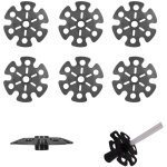 6 pi�ces panier neige b�tons randonn�e - embouts remplac�ment pour neige, boue, sable