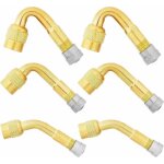 6 pi�ces pneu valve rallonge, 45�, 90�, 135� extension valve pneu valve de adaptateur raccord prolongateur ...