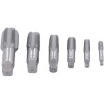 6 pi�ces robinet de tuyau npt 1in 3 / 4in 1 / 2in 3 / 8in 1 / 4in 1 / 8in kit d'outils de taraudage de ...