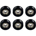 6 pi�ces roulette porte baie vitr�ee coulissante, roulettes rechange pour porte moustiquaire, coulissante ...