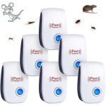 [jamais utilis�] lot de 6 r�pulsifs anti - nuisibles � ultrasons pour usage int�rieur contre les moustiques, ...