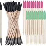 60 pcs b�tons de pon�age b�tons d?allumettes � double fin brins de pon�age d�tails fins b�tons de polissage ...