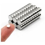 Vurahome - 60 pi�ces petits aimants, aimants ronds pour r�frig�rateur, petits aimants cylindriques pour ...