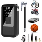 6000mah mini pompe � air �lectrique?compresseur � air portatif gonfleur pneus sans fil 150psi 4 modes ...