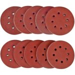 60pcs disque de ponage 125mm grain 120, disques a poncer papier abrasifs 8 trous idal pour poncer / polir ...