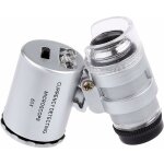 60x mini loupe led uv bijoutier lumineux paquet de d�tail (60x), versailles
