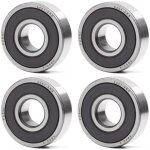 6201 - 2rs roulement � billes 12 x 32 x 10 mm - double joint d'�tanch�it� en caoutchouc - abec 5 - roulement ...