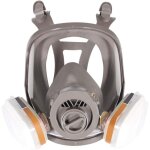 6800 masque respiratoire int�gral, casque de protection faciale pour peindre, vapeur et poussi�re organiques, ...