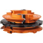 694. 015. 30 jeu de t�tes pour portes � embo�tement m / f r�glables hw d=132x48x30