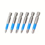6pcs ensemble de bits de tournevis magn�tiques antid�rapants, embouts de tournevis phillips outils � ...