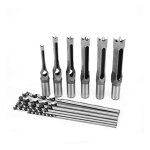 Memkey - 6pcs foret m�che � bois en acier foret scie � mortaiser outil de travail du bois 6, 35 mm / ...