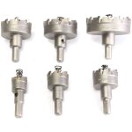 6pcs perceuse scie - cloche trou foret aise alliage acier inox 22 - 65mm