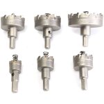6pcs perceuse scie - cloche trou foret aise alliage acier inox 22 - 65mm