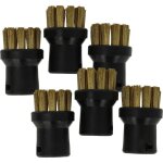 6x brosse arrondie compatible avec k�rcher sc jtk 10, sc 952, sc 6. 800 cb, sc 902, sc 6. 820 c, sc mini ...
