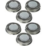 6x t�tes de rasoir de remplacement compatible avec philips hq362, hq380, hq3425, hq3445, hq36, hq3605, ...
