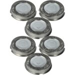 6x t�tes de rasoir de remplacement compatible avec philips hq805, hq806, hq804, hq852, hq853, hs190, ...