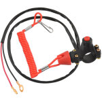 7 / 8  22mm guidon 2 fils interrupteur tether kill remplacement pour 110cc 125cc taotaodirt pit bike ...