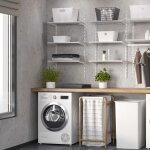 Kit de pour 3 �tag�res avec consoles et supports muraux jagmet, longueur 280mm, acier, peint en blanc ...