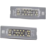 71734797 2 pcs led licence num�ro plaque lumi�re pour fiat panda mk3 type 169 mk4 312 logan sandero dacia ...