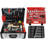 Famex - 720 - 18 malette  outils professionnels, boite  outils avec coffret  douilles