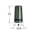 796. 864. 00 pinces pour defonceuse cmt1e - cmt2e d=6, 35mm
