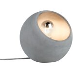 79663 neordic ingram lampe de table max 1x10w e27 gris 230v b�ton, 23 cm x 23 cm x 21. 5 cm 796. 63 - ...