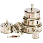 7pcs diamant enduit perceuse scie - cloche trou pour verre ceramique marbre 10 - 100mm