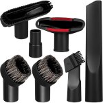 7pcs embout aspirateur universel 32 - 35mm, accessoires suceur convient pour rowenta, philips, bosch ...