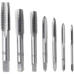 7pcs m3 m4 m5 m6 m8 m10 m12 filetage taraud set m�trique spirale point taraud nitruration machine de ...