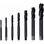 7pcs tarauds � filetage h�lico�dal en nitrure m3 m4 m5 m6 m8 m10 m12 tarauds � vis cannel�s spirale m�trique ...