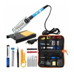8 en 1 fer a souder kit 60w station de soudage pompe etain soudure electronique temperature reglable ...