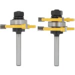 8 options - fraises defonceuse fraise a rainurer 6mm 8mm pour rainureuse bois parquet - fraise routeur ...