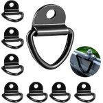 8 pcs anneaux d'arrimage , cochet d'ancrage v - ring pour remorque, cochet d'arrimage anneaux en d pour ...