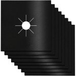 8 pcs br�leur de cuisini�re r�utilisable couvre plaque de cuisson � gaz protection d'�cra cuisini�re ...