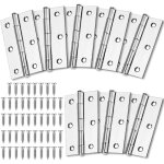 8 pcs charni�re acier, 75mm � 50mm charni�re, charni�res � roulement, charni�re piano, charni�re piano ...