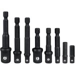 8 pi�ces adaptateurs porte douilles de tige hexagonale 1 / 4'' � changement rapide(1 / 4  1 / 2  3 / ...