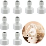 8 pi�ces adaptateur purificateur connecteur filtre eau - connexion tuyau alimentation raccord filet� ...
